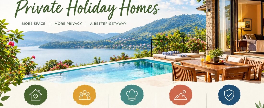 5 Benefits of Booking Private Holiday Homes