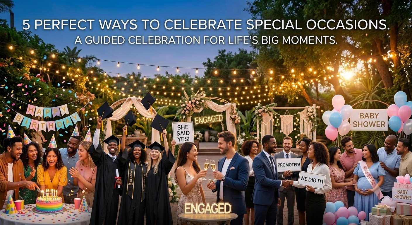 5 Perfect Ways to Celebrate Special Occasions