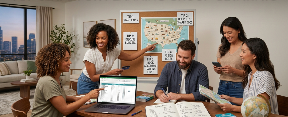 Top 5 Tips for Planning Group Getaways