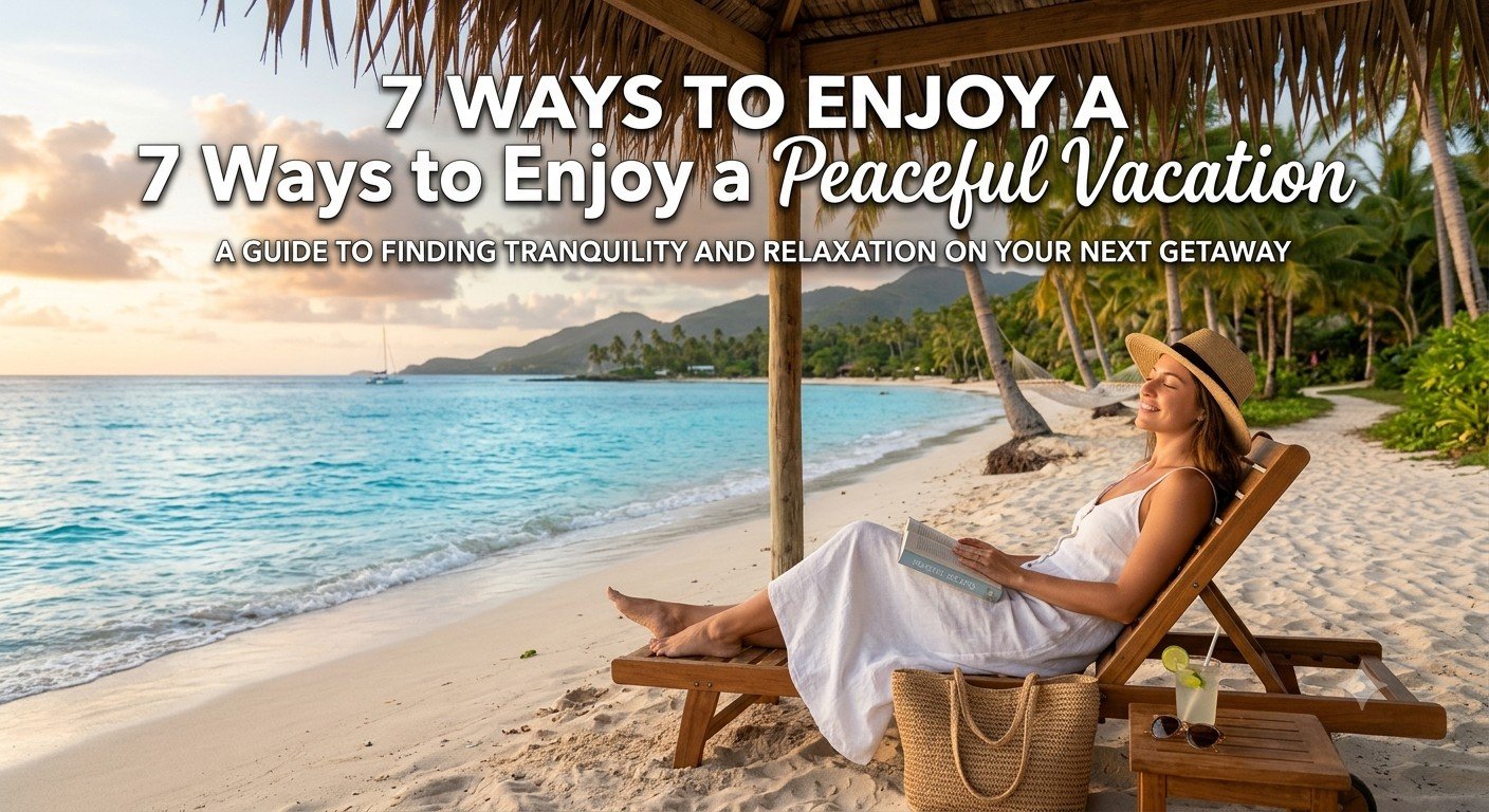 7 Ways to Enjoy a Peaceful Vacation